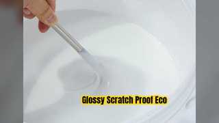 Recubrimiento brillante a base de agua a prueba de rayones