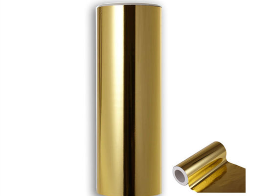 Película de poliéster de plata de oro PET laminado térmico metalizado para la impresión de envases