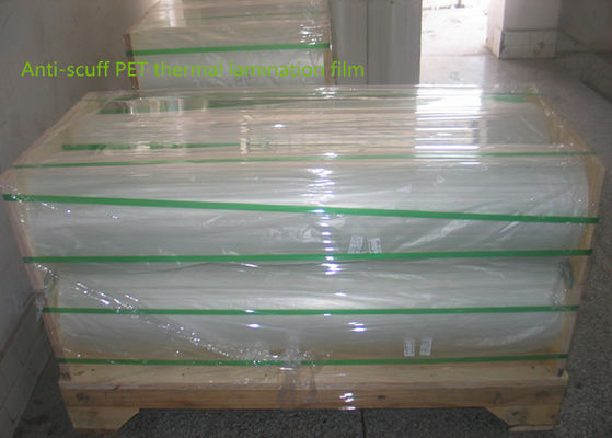 Un buen precio. Película resistente a los arañazos y brillante, Películas de embalaje flexibles de PET de 900 mm en línea