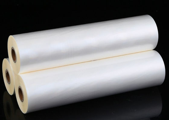 Good price Buenas propiedades de barrera Bopp Laminado térmico de película de mate laminado caliente por pegamento de plástico Eva en línea