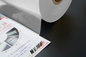 Película de laminación térmica PET para la caja de embalaje de cigarrillos buena para impresión UV y estampado en caliente