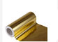Película de poliéster laminada metalizada modificada para requisitos particulares del papel de aluminio del oro del brillo de la película de BOPP
