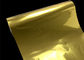 1 pulgada de película BOPP metalizada de laminado térmico de película de oro plateado de aluminio PET película de rollo