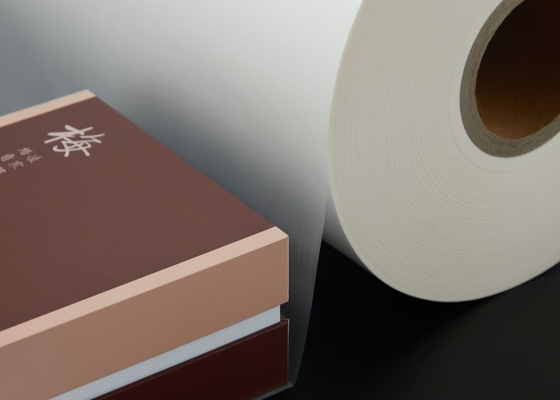 Good price 22mic Rollas de película laminadora anti-rasguños y de contacto sedoso para máquinas de laminación de envases exteriores en línea