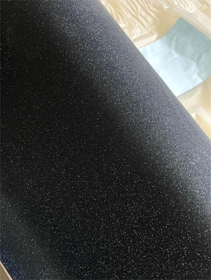 Good price Ancho Menos de 1300 mm Película de embalaje decorativo para dibujo de alambre de laminación de brillo negro en línea