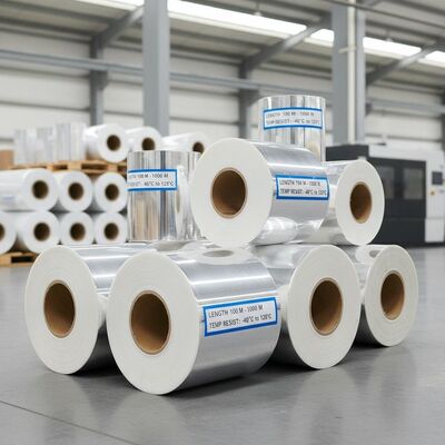 Un buen precio. Película laminada resistente a la temperatura de menos 40 grados Celsius a 120 grados Celsius, rollos con longitudes de 100 metros a 1000 metros, ideal para uso industrial en línea
