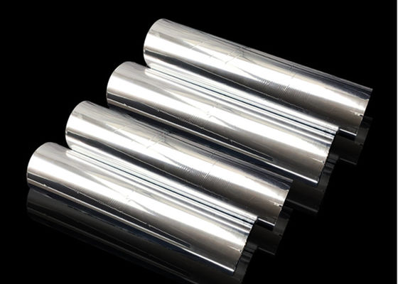Good price 21 Mic Aluminio poliéster metalizado de laminado seco rollos de película para impresión de plástico 3000m en línea