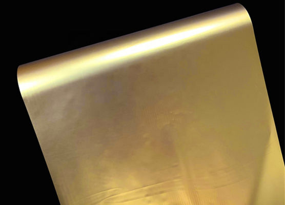 Good price Película de estiramiento con película compuesta de poliéster aluminizado BOPP Revestimiento de espejo de oro en núcleo de papel de 1 pulgada en línea