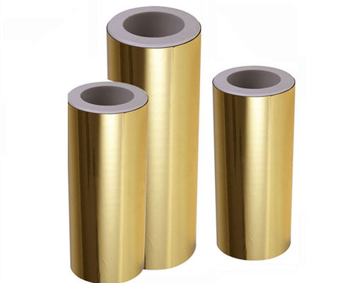 Good price 25mic Rol de película de laminación metálica brillante para laminación en caliente Embalaje en caja de cosméticos en línea