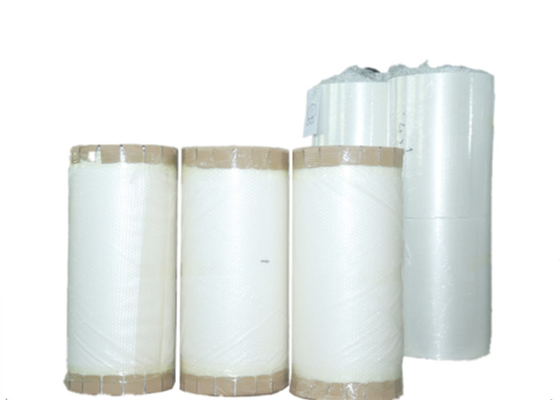 Good price 16 Mic 1 Pulgada de papel de núcleo ancho longitud personalizada película de laminado térmico de pre revestimiento PET brillante en línea